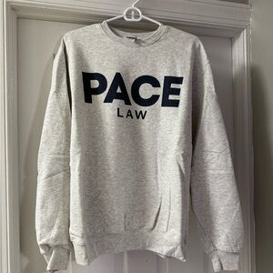 Pace Law Champion Gray Crewneck Sweater